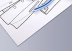 Flexible Curve Ruler Sewing Soft Rulers Drafting Drawing Tool Serpentine Plastic School Office Supplies 30cm 40cm 50cm 60cm