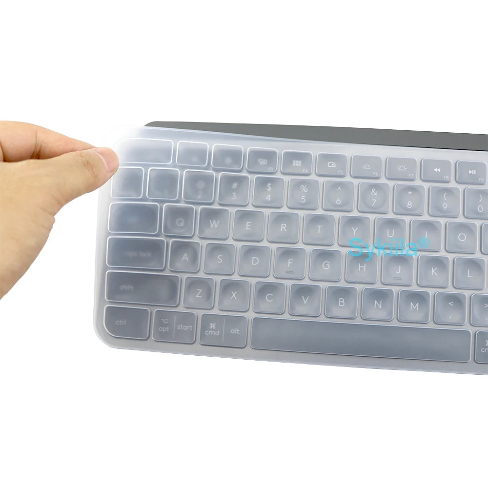 Keyboard Cover for Logitech MX KEYS S Mechanical Plus for Mac for Logi Protective Protector Skin Clear Silicone Case Accessories