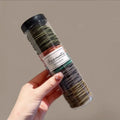 100/200pcs/lot women Hair bands Solid Color Elastic Rubber Band Hair band Headband Scrunchie Hair Accessories for girl women