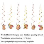 Birthday Decoration Capybara Birthday Invitation Card Cup Tablecloth Plate Napkin Poster Baby Shower Birthday Girl Party Favors