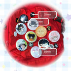 Custom Button Pins Multiple Sizes Custom Button Badges Personalized Photo Logo Tinplate Round Brooch  DIY Accessory Gift