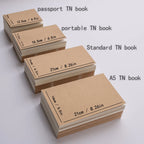 3-Piece A5/Standard Size Refill Inserts For Traveler'S Notebook - Portable Passport Style, 32 Sheets (64 Pages) Each