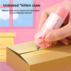 2 in 1 Thermal Paper Correction Fluid with Unboxing Knife Durable Home Anti Peep Identity Protection Fluid Eraser Stamp