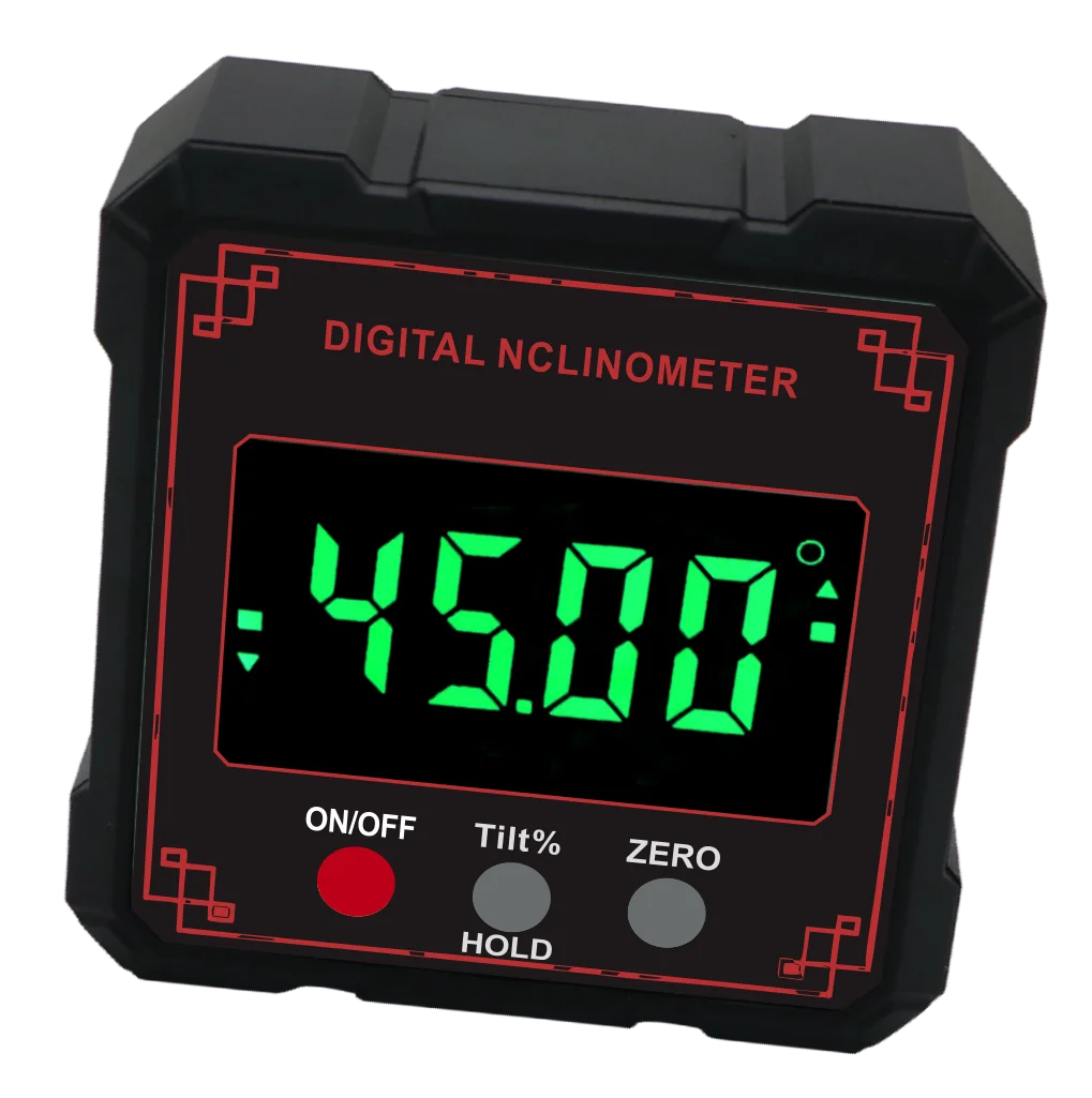 4 Types ETOPOO 4*90 Multi Functional 4-Sides Magnetic Digital Protractor Angle Measure Inclinometer Level Box Charging Angle