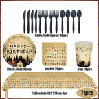 Stranger Theme Birthday Party Tableware Decoration American TV Paper Plate Napkin Banner Lights Alphabet Backdrops Kids Supplies