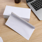 20-100 pieces Western-style Envelope #10 White Envelope with Blue Security Pattern Self-Sealing Envelope