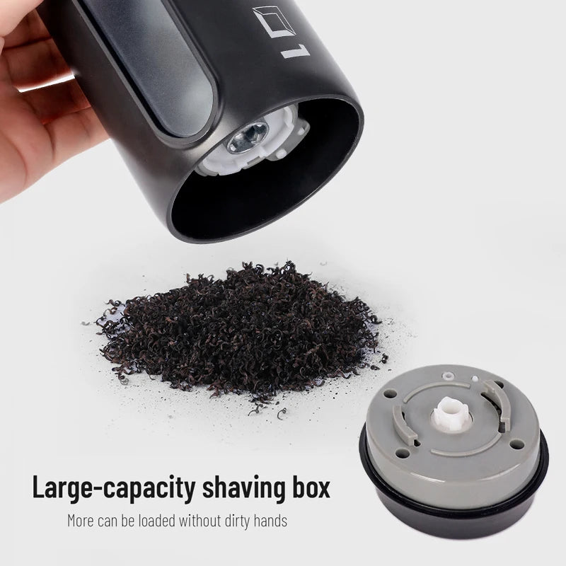 Tenwin Fully Automatic Electric Pencil Sharpener USB Charging Fast Sharpen Colored Sketch Pencils Student School Supplies Statio