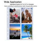 A5 Notebook Photocard Binder 25pcs Page(4 Grids)  PU Leather Loose Leaf Organizer Photo Binder Book Kpop Photo Albums Idol Cards