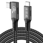 USB4 for Thunderbolt 4 Cable 40Gbps 8K@60Hz 4K@120Hz PD3.1 100W Type-C to USB-C Dual Protocol Compatible for iPhone 17 K36S