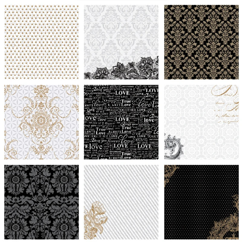 8cun Thick Background Paper Cardstock Paper DIY Scrapbook Holiday Greeting Card Handmade Ledger Scrapping Decoration Paper