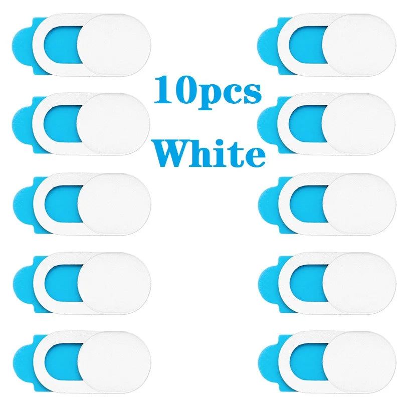 1/5/10/20PCs Ultra Thin Slide Camera Cover Webcam Privacy Shutter Slider Anti-Spy Lens Cover for Laptop Phone Tablet