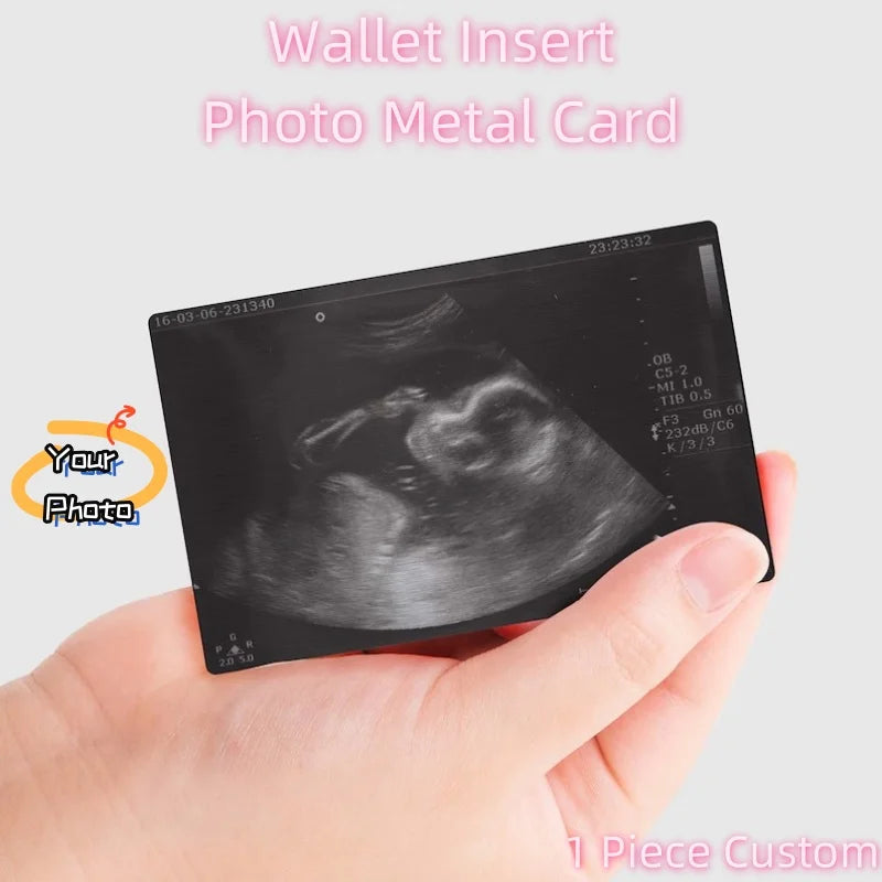 Customized Photo Text Anime Metal Card Personalized Wallet Card Aluminum Sheet Thin Design Picture Business Waterproof Card Gift