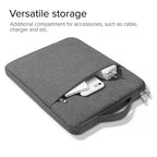Laptop Sleeve Handbag Case For MacBook Air 13.6 15.3 M5 M4 Pro 14 13" HP Dell Lenovo 11" 14" 15.6" Notebook Bag Zipper Carrying