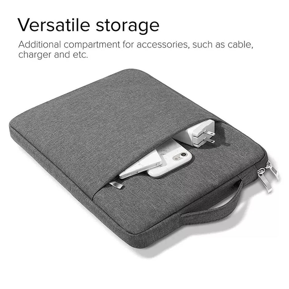 Laptop Sleeve Handbag Case For MacBook Air 13.6 15.3 M5 M4 Pro 14 13" HP Dell Lenovo 11" 14" 15.6" Notebook Bag Zipper Carrying