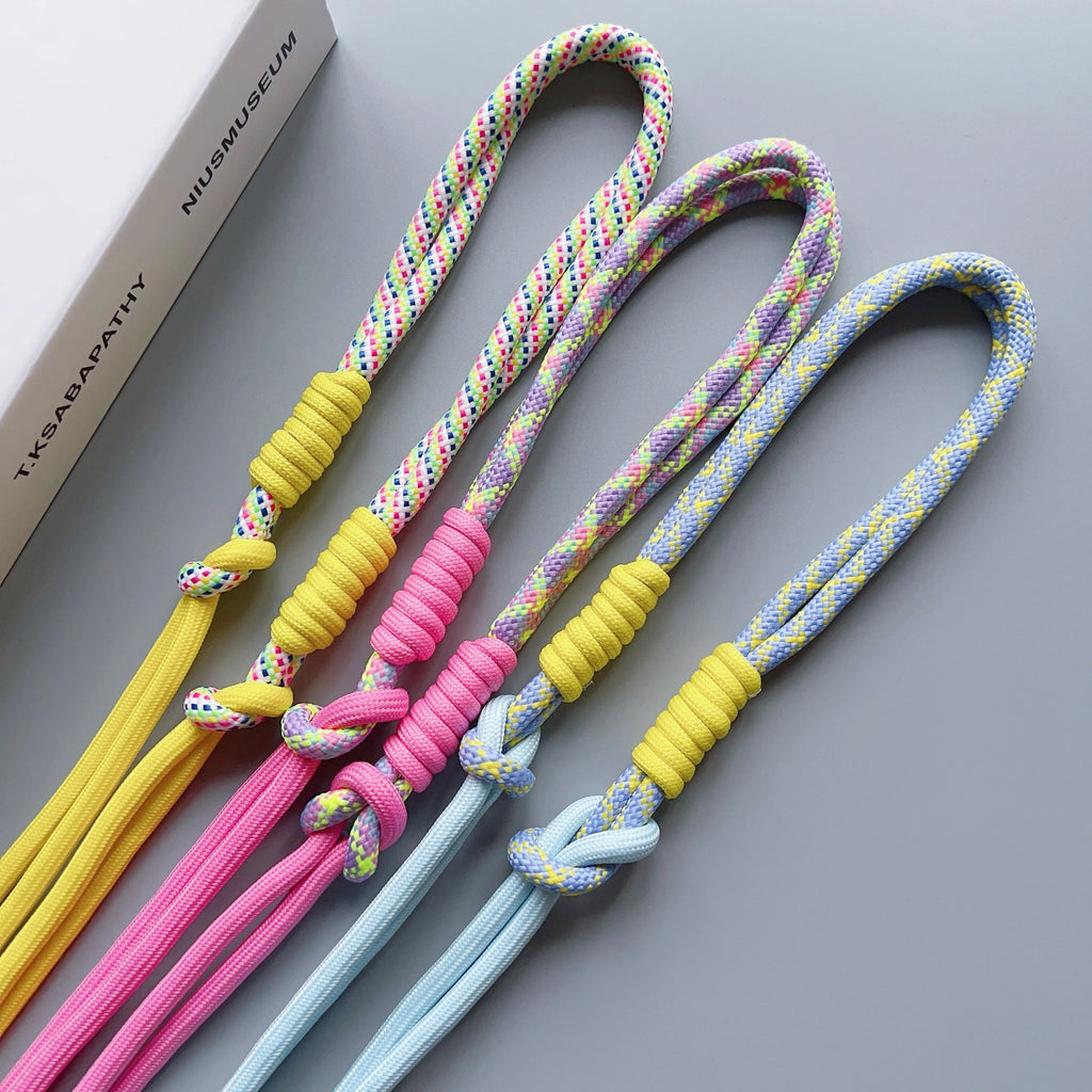 Lanyard Cross-body Shoulder Straps Keychain Adjustable Korea Long Rope with Replacement Patch for Mobile Phone Accessories