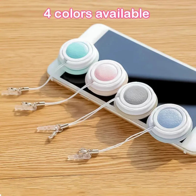 All-in-One Screen Cleaner Kit – Fingerprint Eraser & Lens Brush for Smartphones/Tablets/TVs, Includes Keychain Eyeglass Cleaner