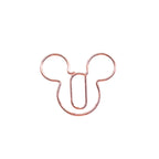 20pcs cartoon gold rose gold Paperclip on Book Paper Creative Paper Clips Students Stationery Office School Binding Supplies