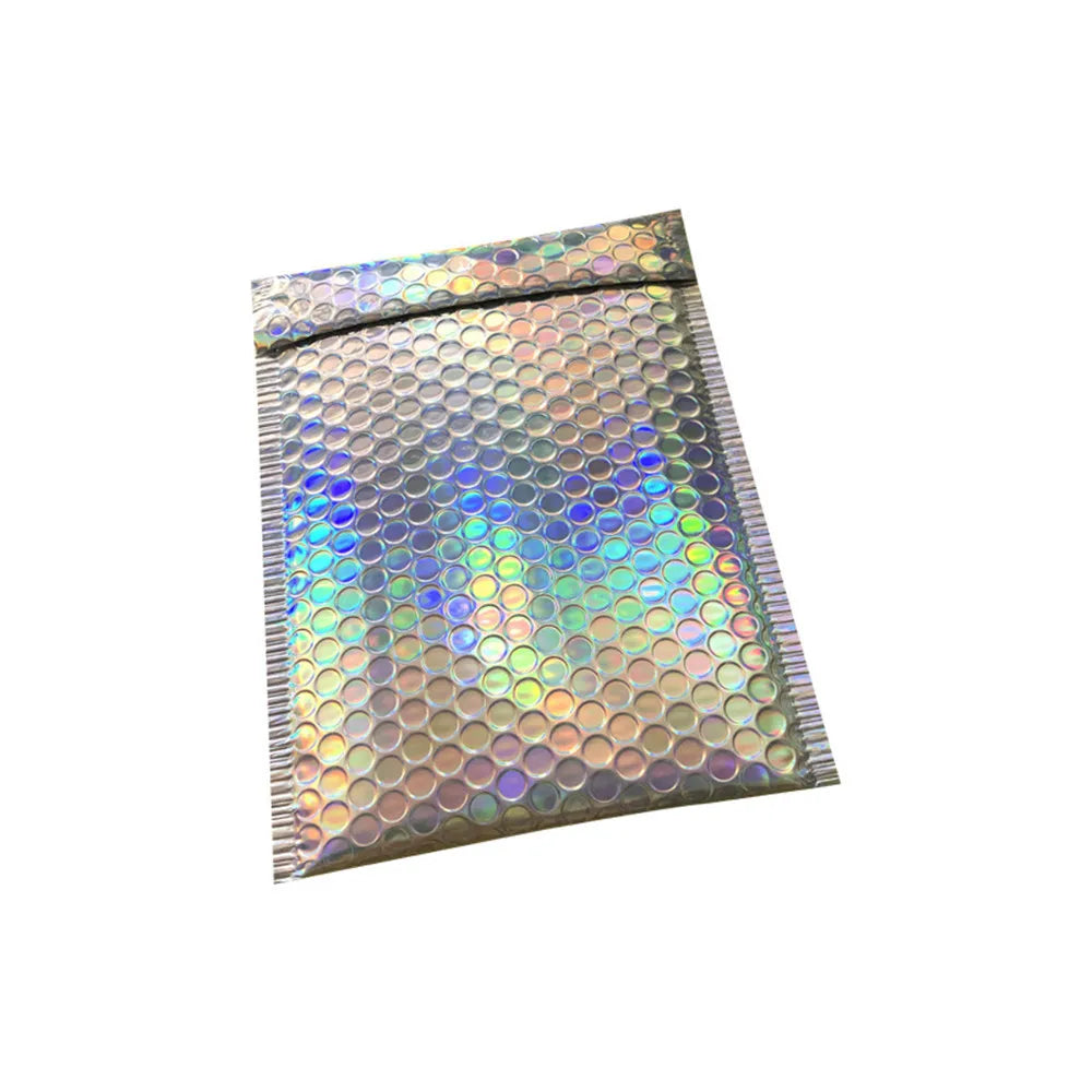 10pcs 18x23cm Silver Aluminized Film Bubble Bag Thickened Express Bubble Bag Shockproof Bubble Envelope Bag Padded Mailing Bag
