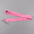 Heart Credential Holder Minimalist Style Lanyards for Key Neck Strap For Card Badge Gym Keychain Keyring Accessories Gifts