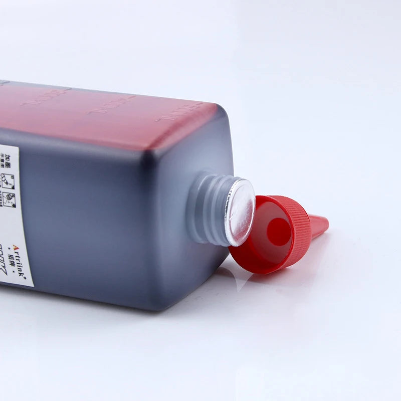500ML Graffiti ink Permanent Marker Refill Ink - Oil-Based Waterproof for Black/Red/Blue Markers (Bulk Bottle, Non-Erasable)
