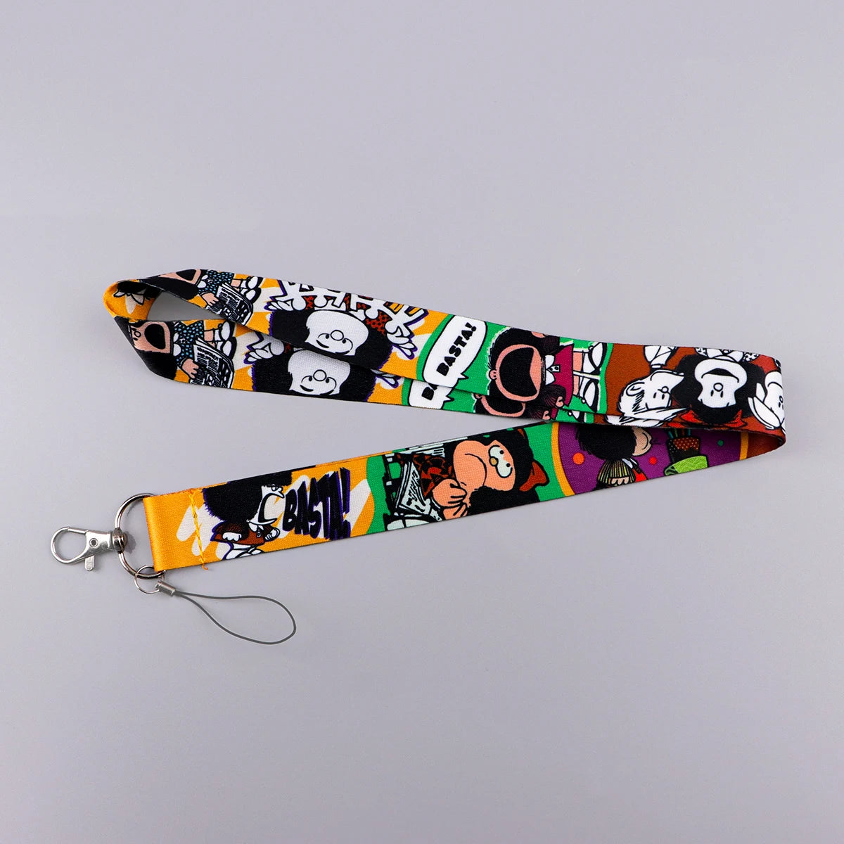 Cartoon Girl Credential Holder Cute Lanyards for Key Neck Strap For Card Badge Gym Keychain Keyring Accessories Gifts