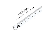 10pcs Self Adhesive Tape Measure 10/20/30/40/50cm Left to Right Measuring Tape Sticky Read Workbench Ruler Woodworking Tools