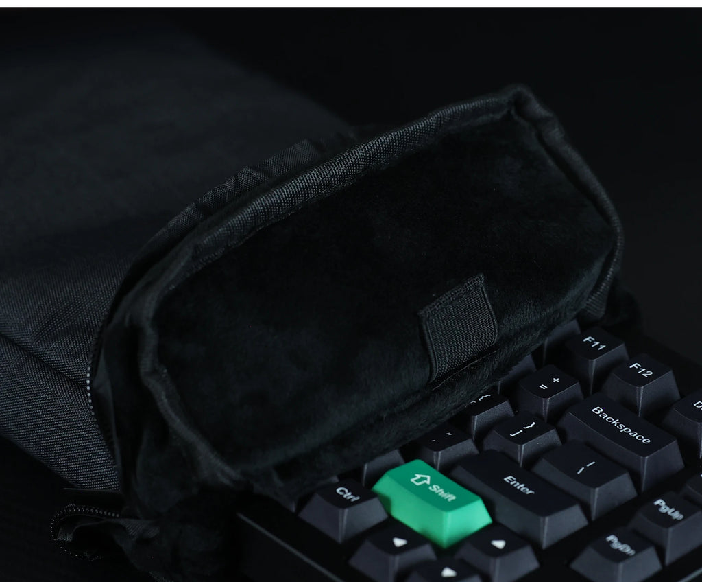 Chosfox Protable Keyboard Storage Bag Large Capacity Mechanical Keyboard Bag 87/75/67 Thickened Fabric Waterproof Protect Bag