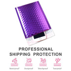 30pcs/lot Rose Gold/Silver/Purple/Blue Packaging Shipping Bubble Mailer Plastic Padded Envelopes Gift Bag Mailing Envelope Bag