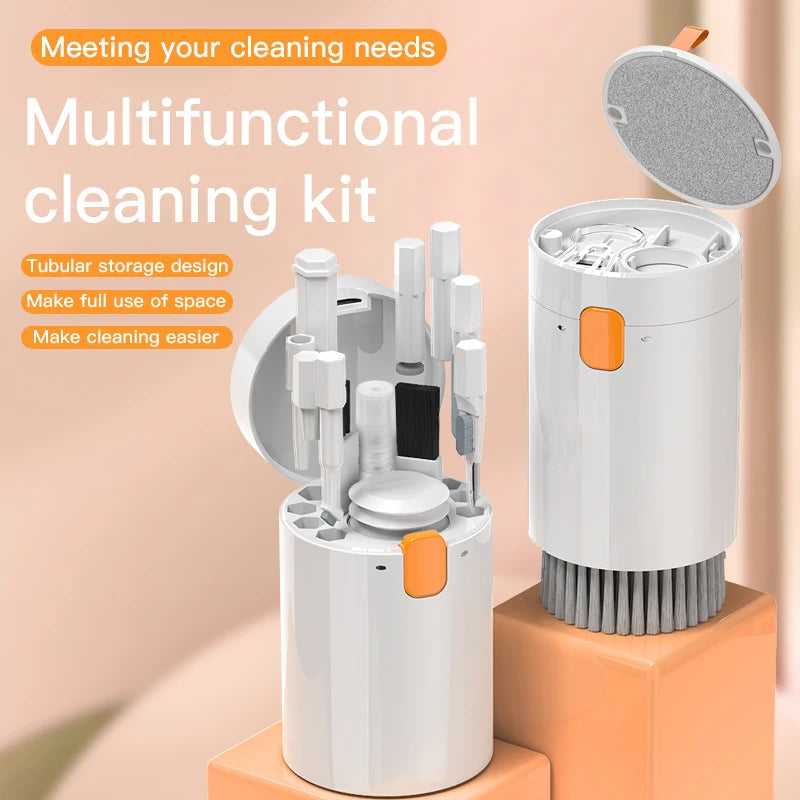 New 21 in 1 Bluetooth headset computer keyboard cleaning pen earplugs multifunctional storage screen cleaning brush set artifact