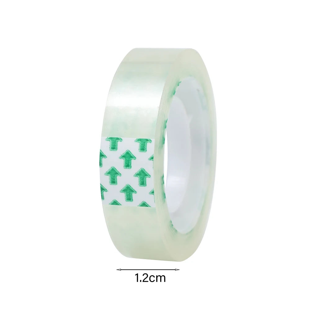 1-10Rolls Transparent Adhesive Tapes for Gift Wrapping Packing Home Office Use School Stationary Clear Refill Tape 8mm/12mm/18mm