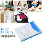 11 Holes Expandable Binder Folders–18 Pack Binder Pocket Organizer Folders For 2/3/4 Ring Document