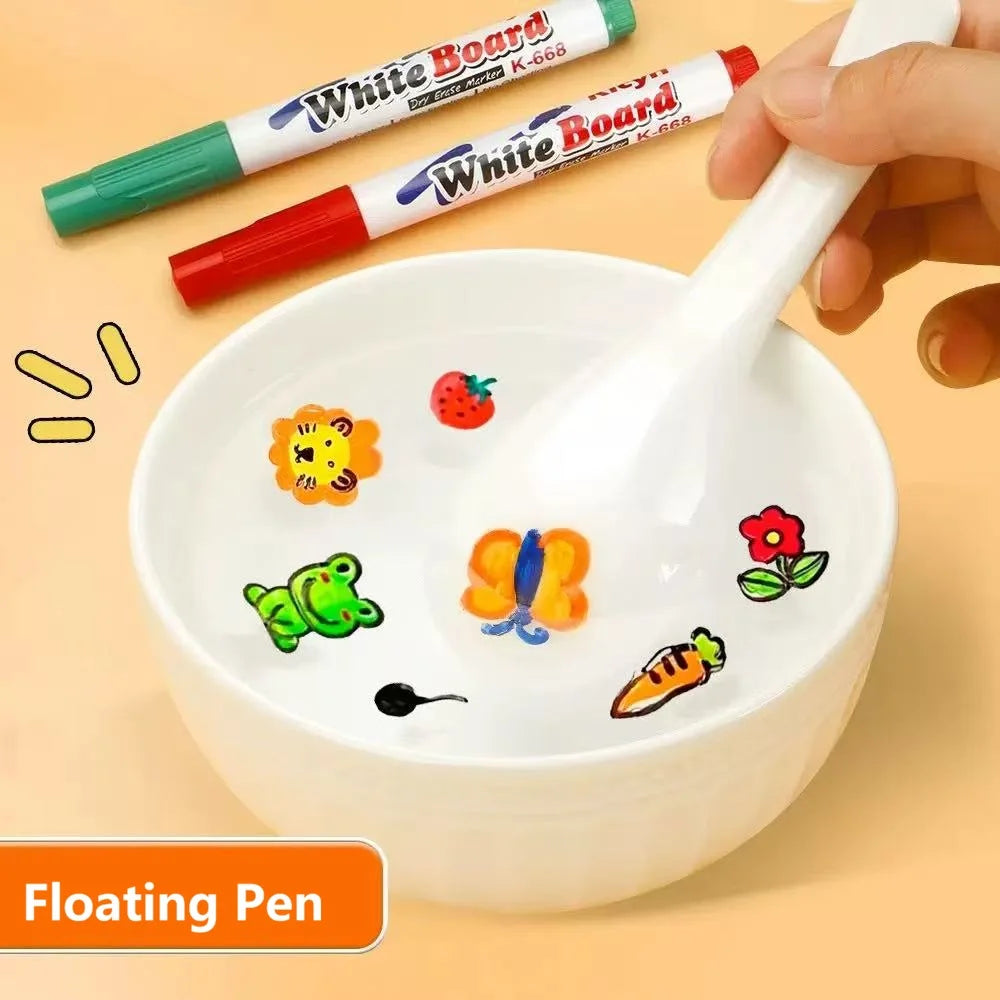 12 color Floating Marker Pen, Magical Whiteboard Markers, Dry Erase, Back to School