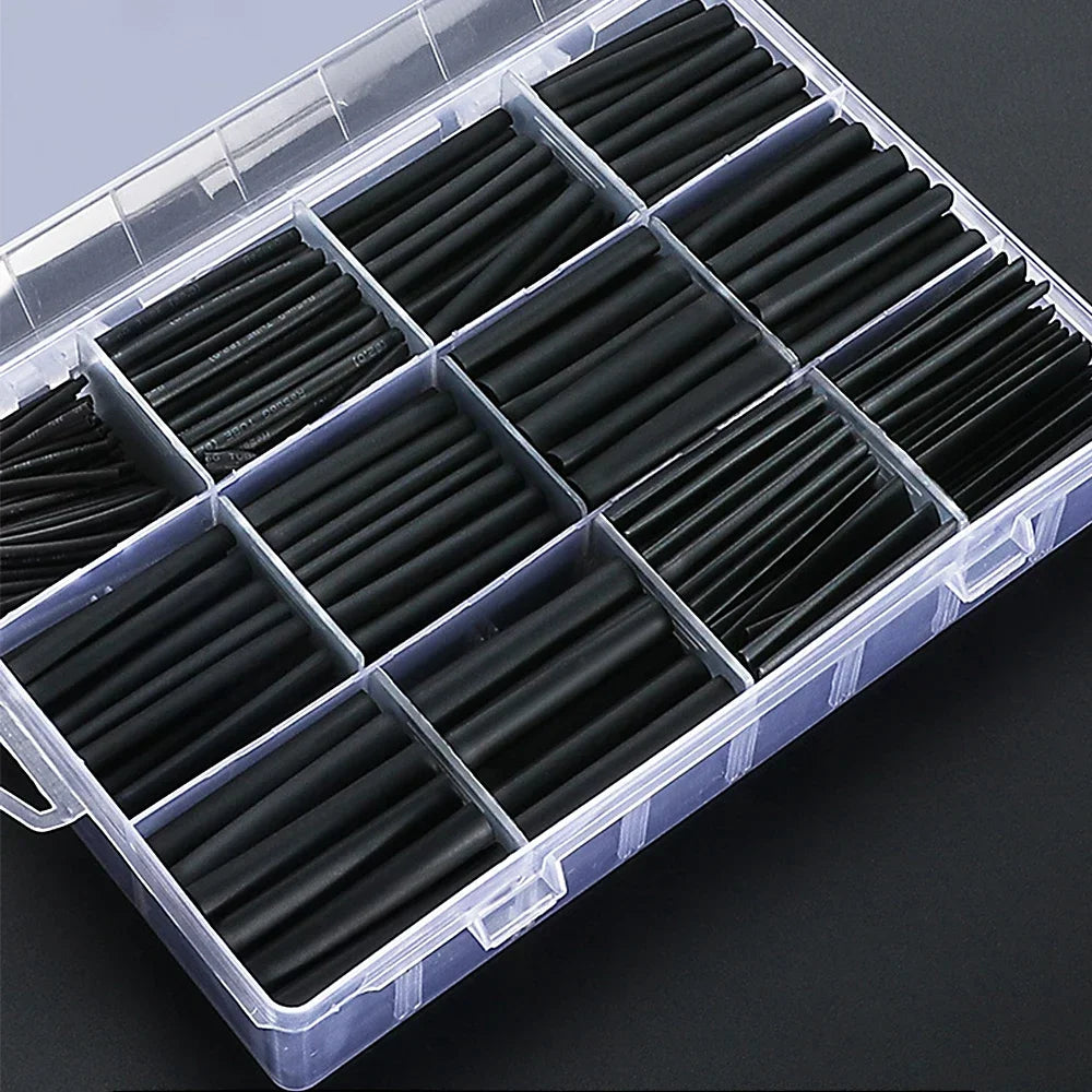 Heat Shrink Tubes Set Retractable for Cables Retractable Heat Pipe Wire Heat-shrinkable Sheath Case Tube Heat Shrink Tubing Set