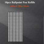 Multifunctional 4-color-in-one gravity-sensing pen metal ballpoint pen/Mechanical Pencil,Black/Red/Blue Ink Oil Signing canetas
