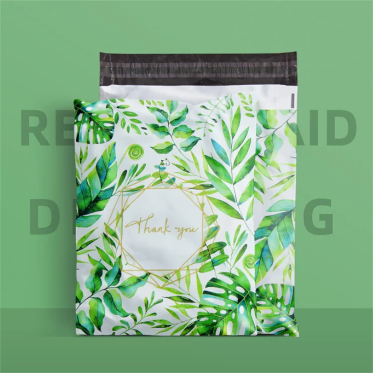 100PCS Poly Mailer Adhesive Envelope Courier Print Bag DIY Lady Panties Dress T-shirt Wedding Xmas Gift Box Packaging Pouches