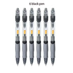 13/30pcs Retractable Gel Pens Set Black/Red/Blue Ink Ballpoint for Writing Refills Office Accessories School Supplies Stationery