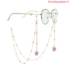 Fashion Reading Glasses Chain for Women Metal Sunglasses Cords Eyeglass Lanyard Hold Straps Eyewear Retainer