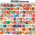 Origami Japanese Chiyogami Yunzen Paper, Hand-silk Screened Craft Paper For Gift Wrapping Box Doll Decoration 20 Sheets