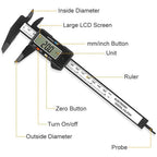150mm 100mm Electronic Digital Caliper Carbon Fiber Dial Vernier Caliper Gauge Micrometer Measuring Tool Digital Ruler