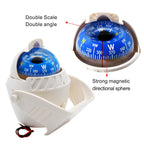 Marine Boat Navigation Compass Sea Position Pointer Waterproof Pivoting Compass Navigating Tools Sailing Tool Boat Accessories