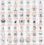 Personalized Logo and Text Self Inking Stamp Custom Your Own Design Company Logo Customized Photosensitive Seal Ink Stamp