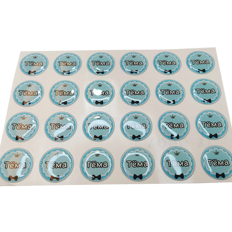 custom dome epoxy resin sticker 3D gel logo crystal label transparent brand clear personal silion vinyl self-adhesive waterproof