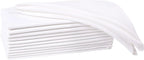 6 Pieces 100% Cotton Dinner Napkin White Napkin Soft Absorbent Comfortable - Ideal for Events and Regular Use