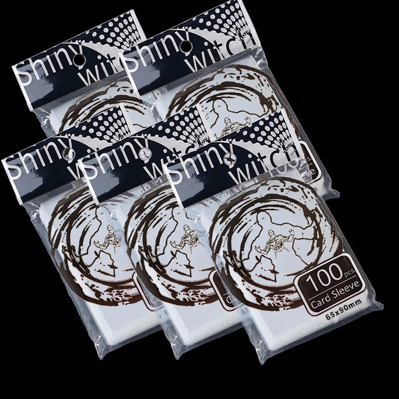 100pcs/pack 65*90mm Card Sleeves Card Protectors Perfect Size for Football Cards, Sport Cards, MTG Cards Collection Card Storage