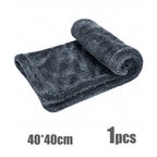 AUTOBRIGHT Microfiber 60*90cm 1300gsm One Wipe Drying Towel Car Wash Cloth Premium Cloth Thicken Soft Professional Car Cleaning
