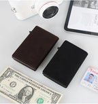 Rfid Blocking Pop Up Minimalist Wallet Magnetic Credit Card Holder Luxury Men Wallet Leather Bank Cardholder Case Vallet for Men