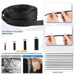 Braided Wire Loom PET Cable Loom Expandable Braided Sleeving Wire Sleeve for TV Computer Home Theater Cable Sleeve 3M/10M