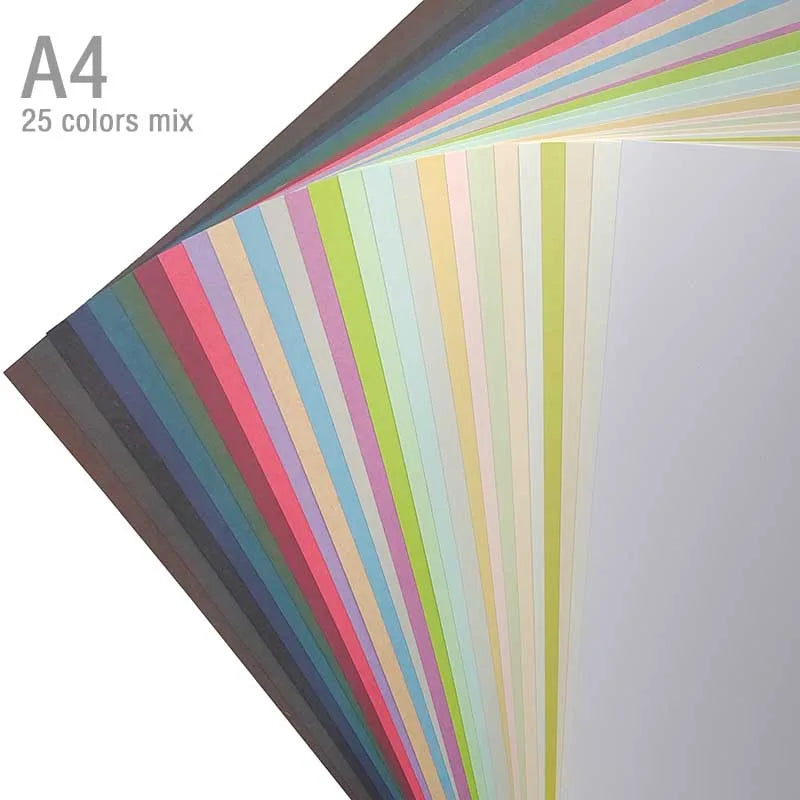 Rainbow 2 Sides Colored Cardstock DIY Blank Paper 250gsm for Postcards Crafts Origami Scrapbooking Party Decors Fun Cards Making