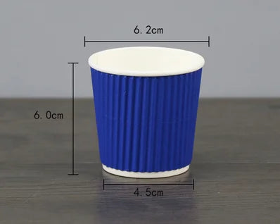 100pcs/pack 4oz 100ml Disposable Paper Cup Espresso Cup  Coffee Cup High Quality Double layer Paper Cup