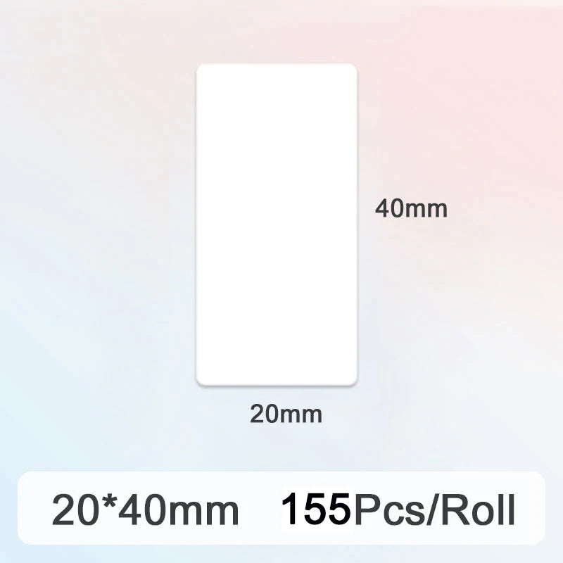 NIIMBOT D101 Label Paper No Ink Label Maker Thermal Price Date Clothing Sort Sticker Waterproof Tags for Home Office Shop Use